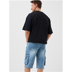 Шорты текстильные джинсовые для мужчин