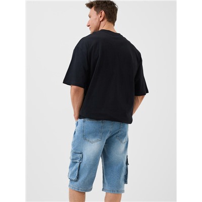 Шорты текстильные джинсовые для мужчин