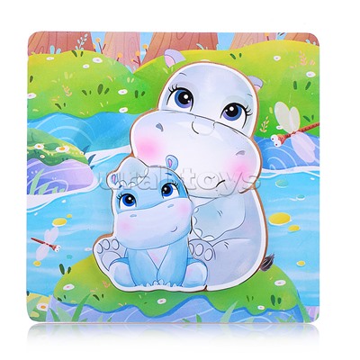 Пазл-вкладыш "Мама и малыш"