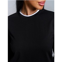 Лонгслив Рига (черный)