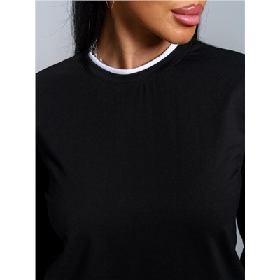 Лонгслив Рига (черный)