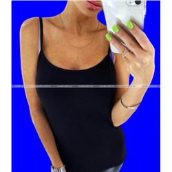 Майки женские Miss Emma Турция Бретели ЧЕРНЫЕ арт. 120