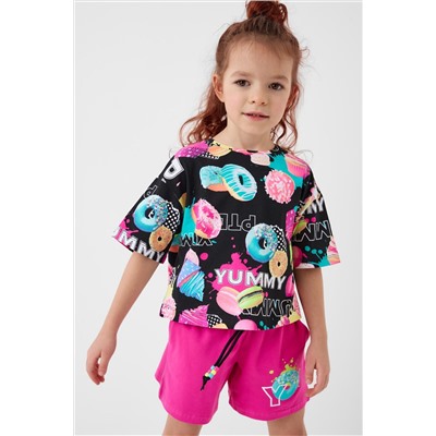Шорты трикотажные для девочек, 2 шт в комплекте PLAYTODAY, 1240332