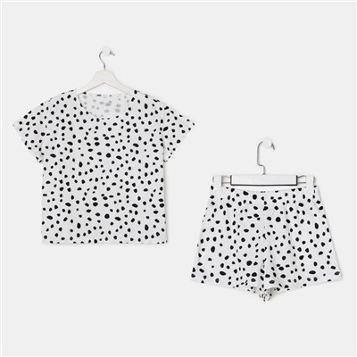 Пижама женская (футболка, шорты) KAFTAN Summer, размер 40-42