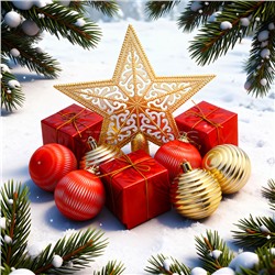 Набор новогодних украшений "Краски Нового года" (6см)