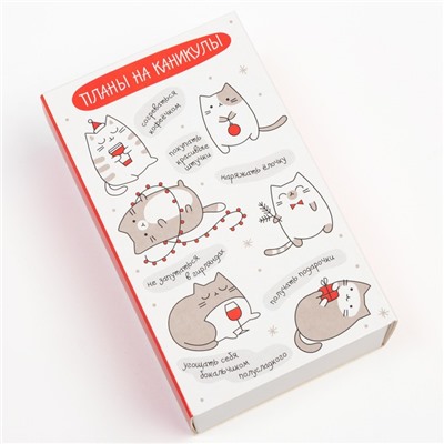 Носки женские новогодние KAFTAN «Киса» размер 36-39 (23-25 см), набор 2 пары