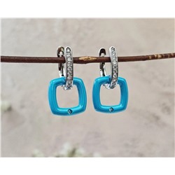 Серьги с керамикой