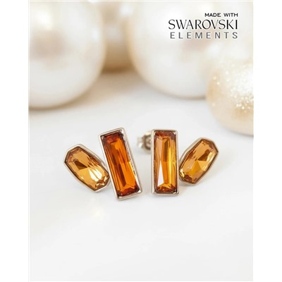Серьги с кристаллами Swarovski
