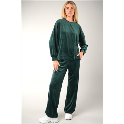 Женский велюровый костюм оверсайз Happyfox