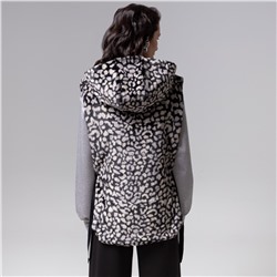 Жилет меховой, Будь в центре (леопард)