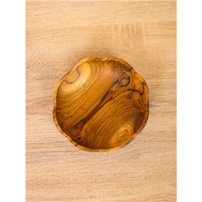 УЦЕНКА Тарелка 17×17×5 см, тиковое дерево