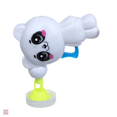 Пистолет для выдувания мыльных пузырей, "Зверята", 40 мл, мыльный р-р, 17х4х15 см, 3 дизайна