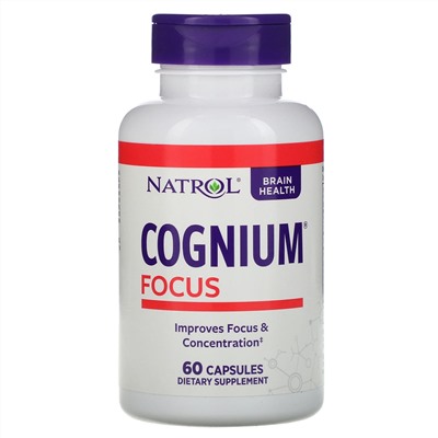 Natrol, Cognium Focus, 60 Capsules