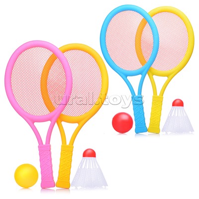 Набор игровых ракеток (2 ракетки. волан, мяч)
