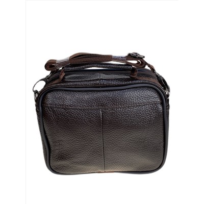 Сумка мужская из натуральной кожи, цвет коричневый