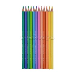 Карандаши цветные 12 цв. "Happycolor" пастельные