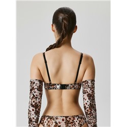 Бюстгальтер с мягкой чашкой в наборе с перчатками жен. Peggy