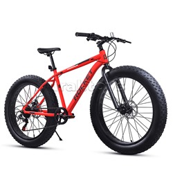 Велосипед 26" Rocket Fat 26, цвет красный, размер 18"