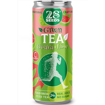 Чай Зелёный "Гуава и Лайм" Cold Brew ж/б 330мл ЭКОПРОДУКТЫ, 1136983