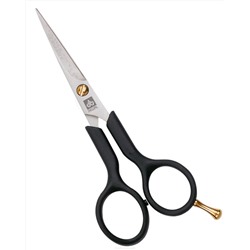 Dewal Парикмахерские ножницы прямые с микронасечками / Easy Step 2312/5.5, черный 1578