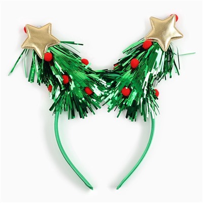 Карнавальный костюм новогодний «Ёлочка», рост 110-116 см, платье, ободок