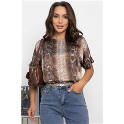 Блуза Морган (коричневая) Б14031-16М