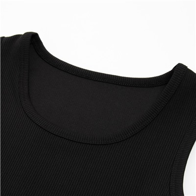 Топ спортивный женский MINAKU, чёрный, размер 44