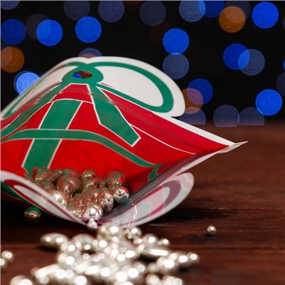 Пакет подарочный новогодний «Подарок», с zip - lock застежкой 15×15.5 см