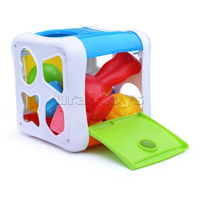 Куб развивающий "Сортер" в коробке