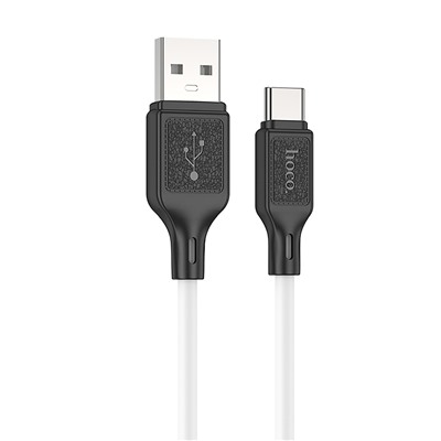Кабель USB - Type-C Hoco X90 Cool 15W 100см 3A  (white)