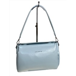 Женская сумка из искусственной кожи, цвет голубой