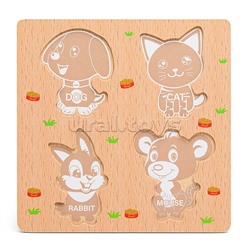 Пазл-вкладыш "Малыши"