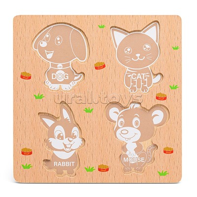 Пазл-вкладыш "Малыши"