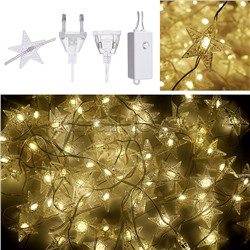 Электрогирлянда интерьерная "Звезды" теплый