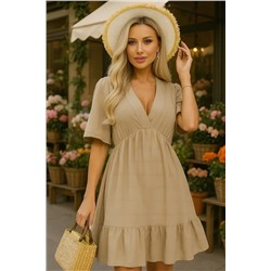 Платье Девушка-мечта (бежевое) П13024-33М
