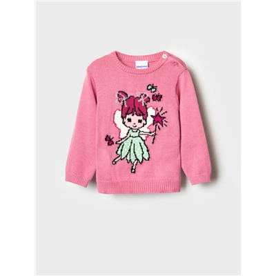 Джемпер детский трикотажный для девочек