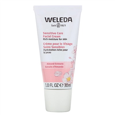 Weleda, Sensitive Care Facial Cream, Almond Extracts, 1.0 fl oz (30 ml)