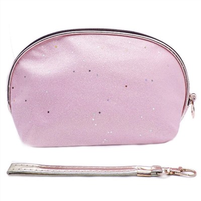 Sunflower Косметичка женская овальная блестящая 9945, золотой 7524