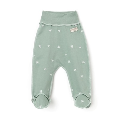 Ползунки детские MINAKU: Короны, рост 80-86 см, оливковые