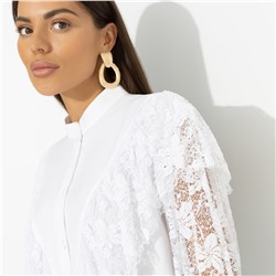 Рубашка с дизайнерской спинкой, Only You (white)