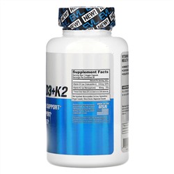 EVLution Nutrition, витамины D3 и К2, 60 вегетарианских капсул