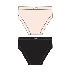 Трусы трикотажные для девочек, 2 шт в комплекте