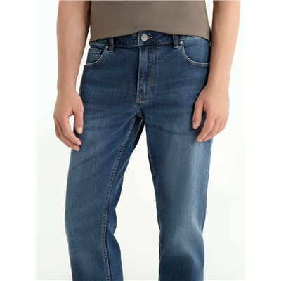 Straight CONTE CNM-01 Джинсы straight c эффектом потёртостей