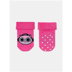 Теплые CONTE-KIDS SOF-TIKI Махровые носки с отворотом и антискользящей стопой