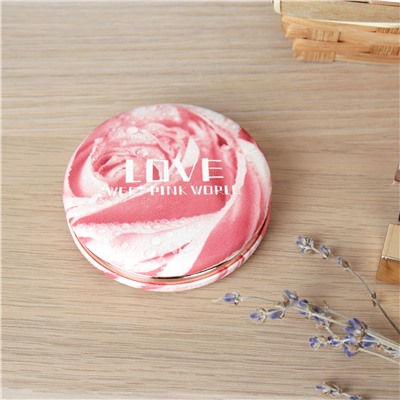 Зеркало карманное 7 см / MB-25 /уп 12/300/