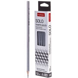 Карандаш черногр. "СОЛО" трехгранный HB (065292) Хатбер