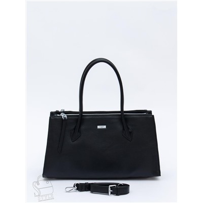 Сумка женская кожаная 9678SP black Velina Fabbaino-Safenta