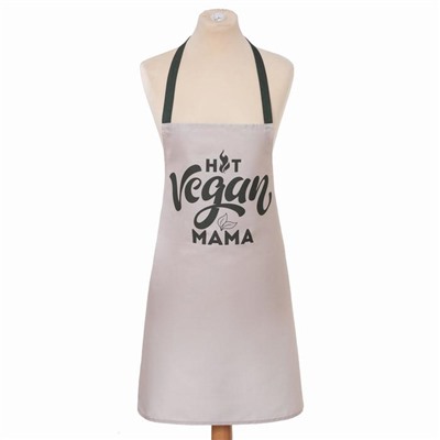 Подарочный набор «Этель» Vegan mama: фартук 70×60 см, полотенце 30×60 см, 100% хлопок