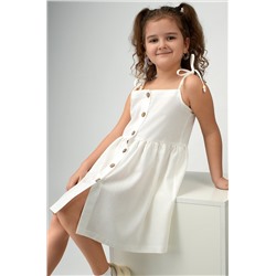 Льняной сарафан для девочки Happyfox