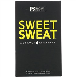 Sports Research, Sweet Sweat Workout Enhancer, 20 Travel Packets, 0.53 oz (15 g) Each